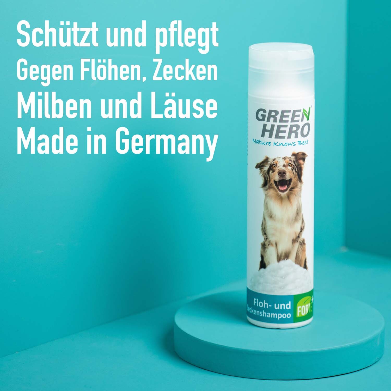 Greenhero Fellpflege Greenhero Floh- und Zeckenshampoo FORTE