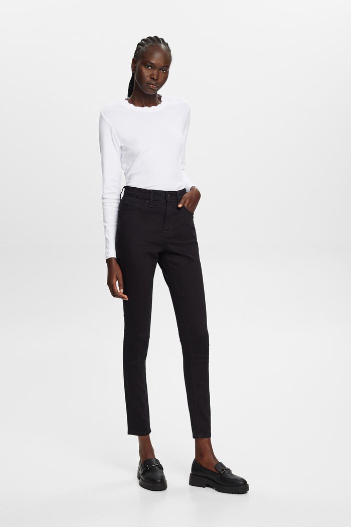 Non-fade Skinny Jeans, Baumwollstretch