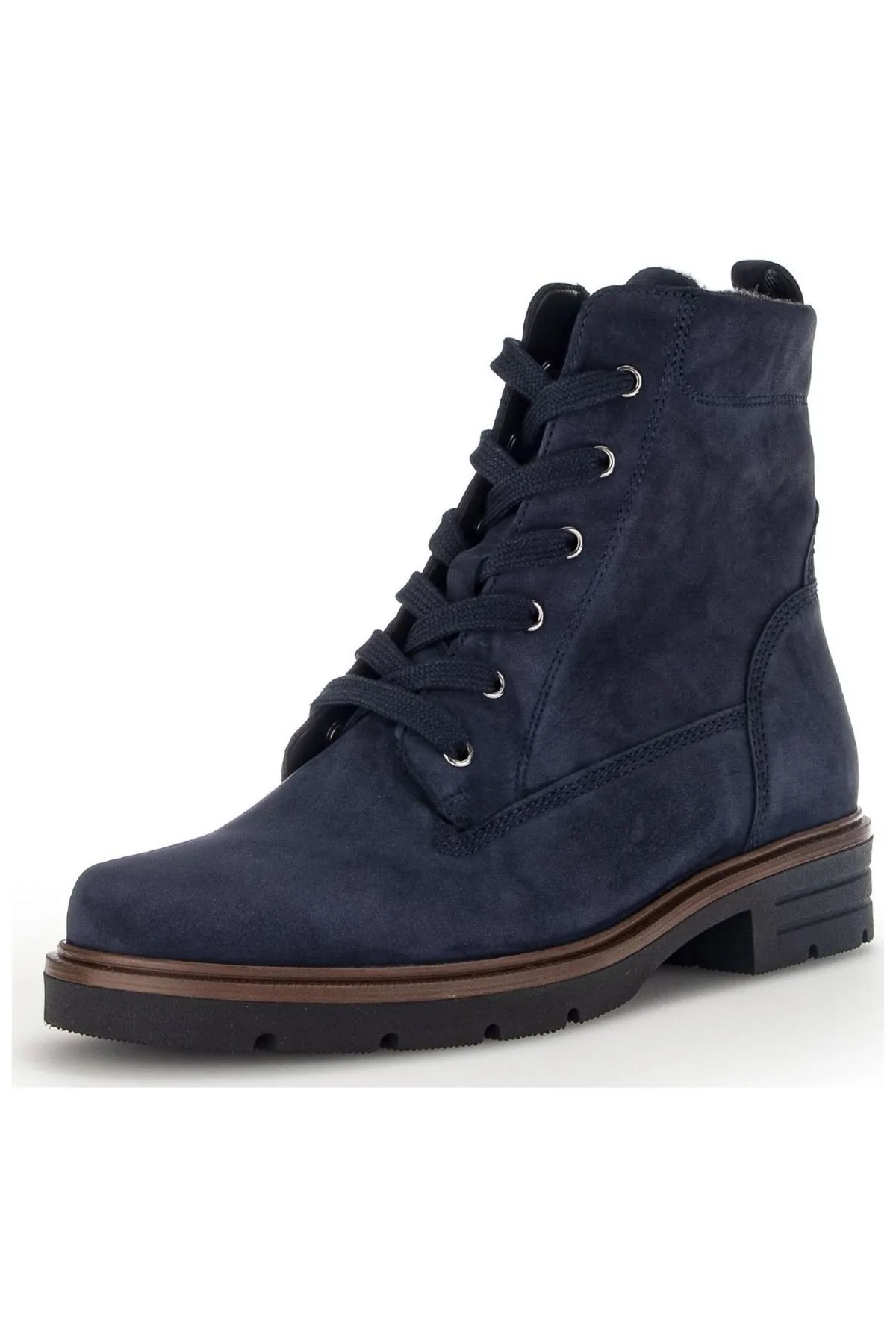 GABOR  Stiefelette - Blau - Blockabsatz