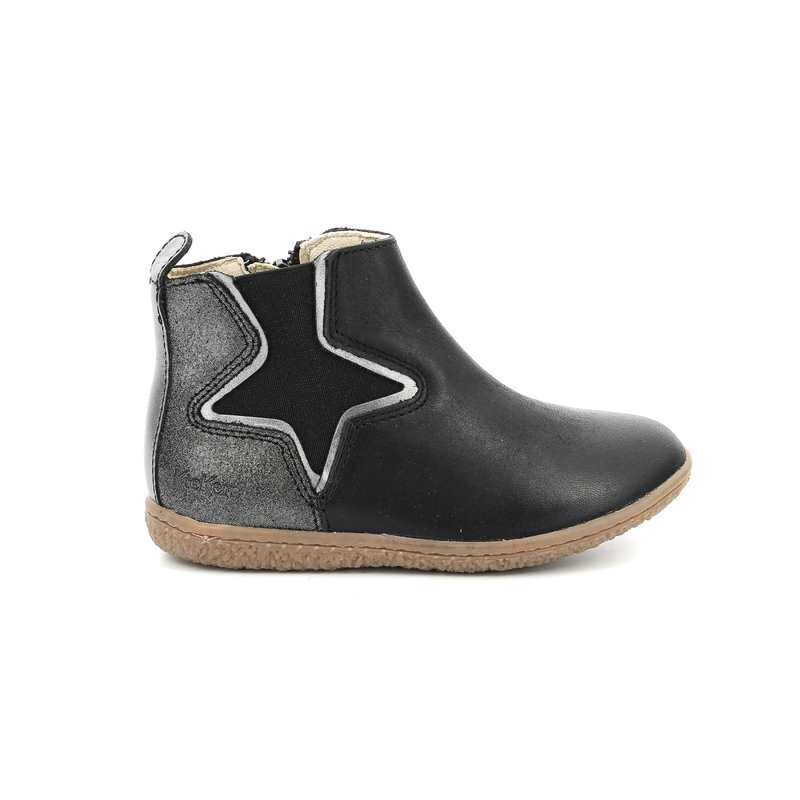 Boots cuir Vermillon