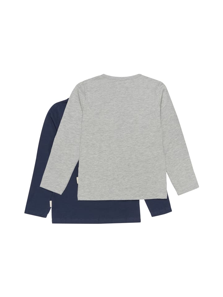 Minymo Langarmshirt ENFANT - ENT-Shirt LS - 230340 3934 Langarmshirt mit Print in Blau günstig kaufen