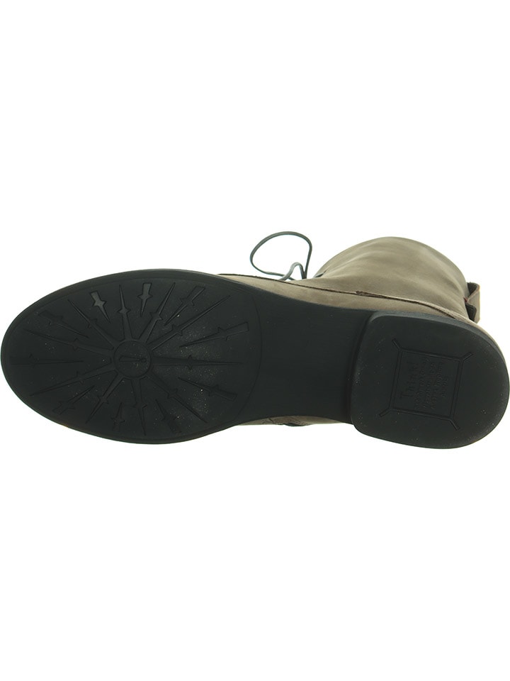 Think! Leder-Boots in Beige günstig kaufen