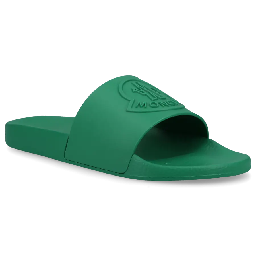 Moncler - Badeschuhe BASILE Kautschuk - grün