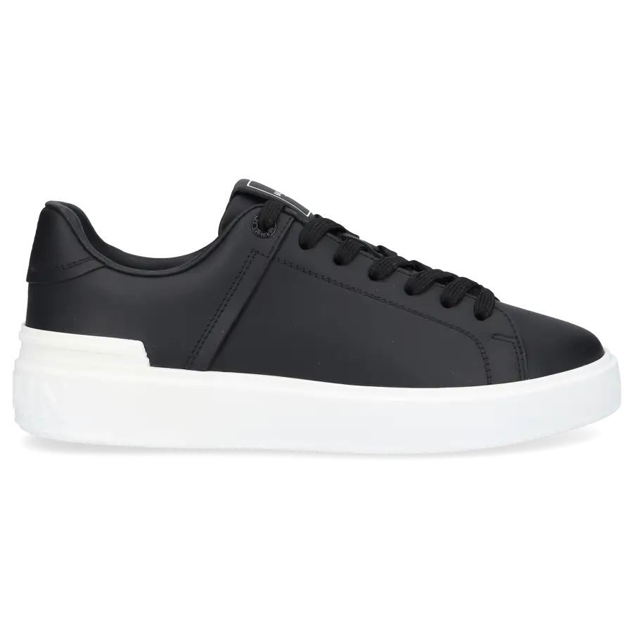 Balmain - Sneaker low B-COURT Kalbsleder - schwarz