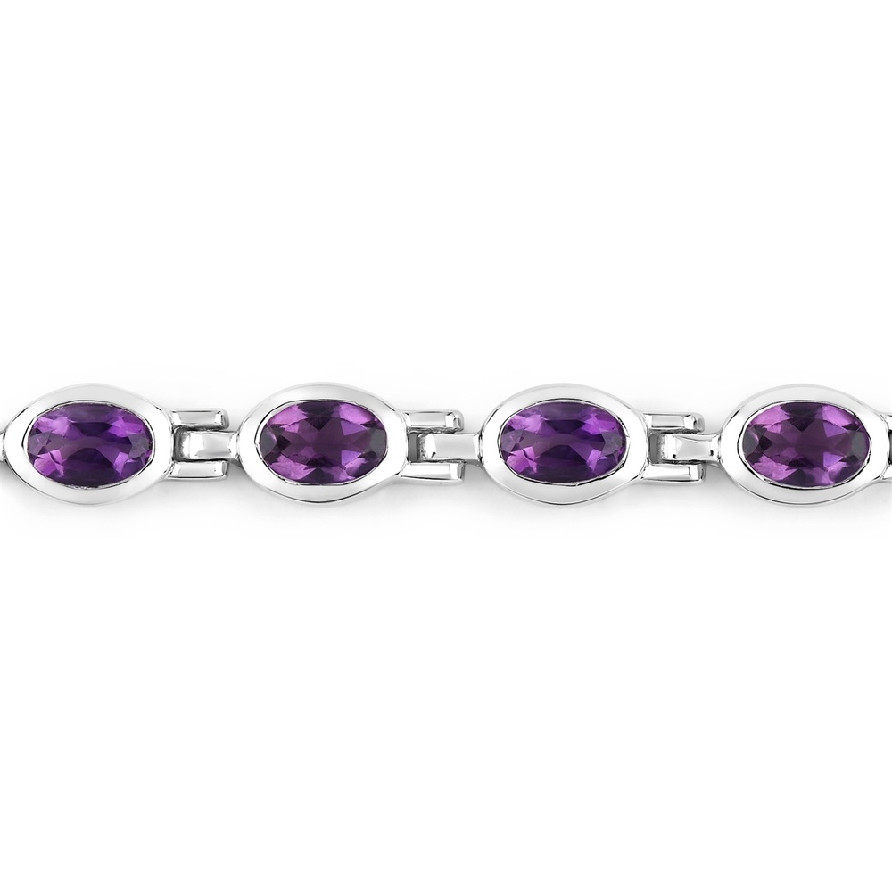 Rafaela Donata Bracelet Argent sterling Améthyste en Argent Bracelet