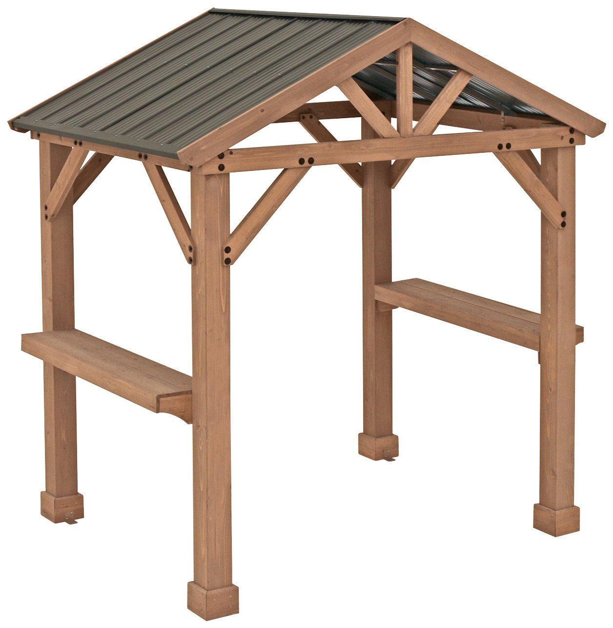 WESTMANN Grillpavillon Laval 6x7, BxT: 174x245 cm, mit Seitenablagen
