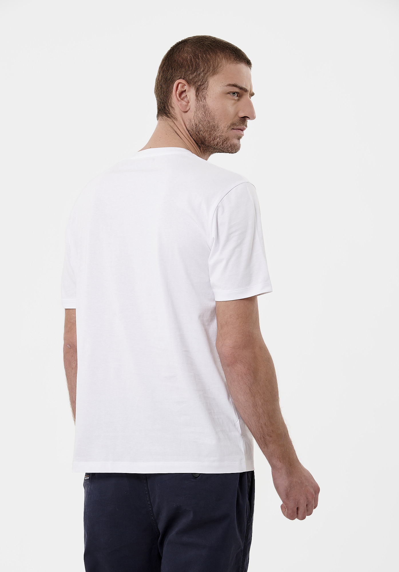 CYRIL  T-shirt blanc Homme en 100% coton