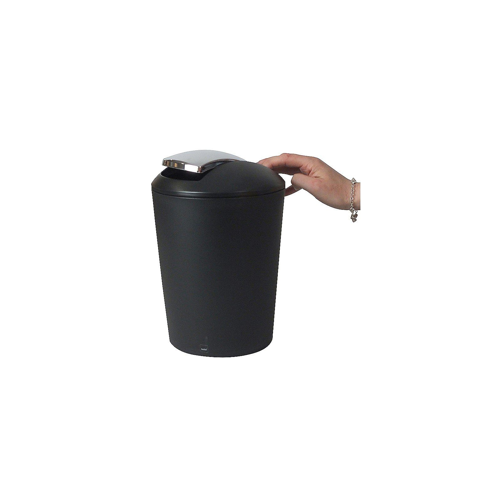 kela Kosmetikeimer Marta, 5 Liter, Schwingdeckeleimer, Deckel abnehmbar, matte Optik, Kunststoff