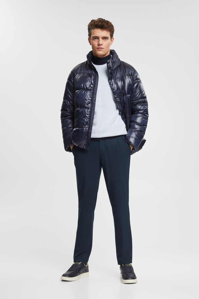 Mix & Match: Anzughose mit Birdseye-Muster