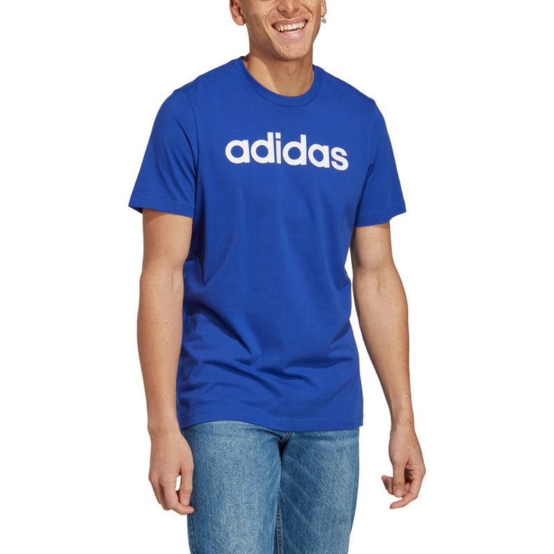 adidas ESSENTIALS LINEAR EMBROIDERED LOGO T-Shirt Herren