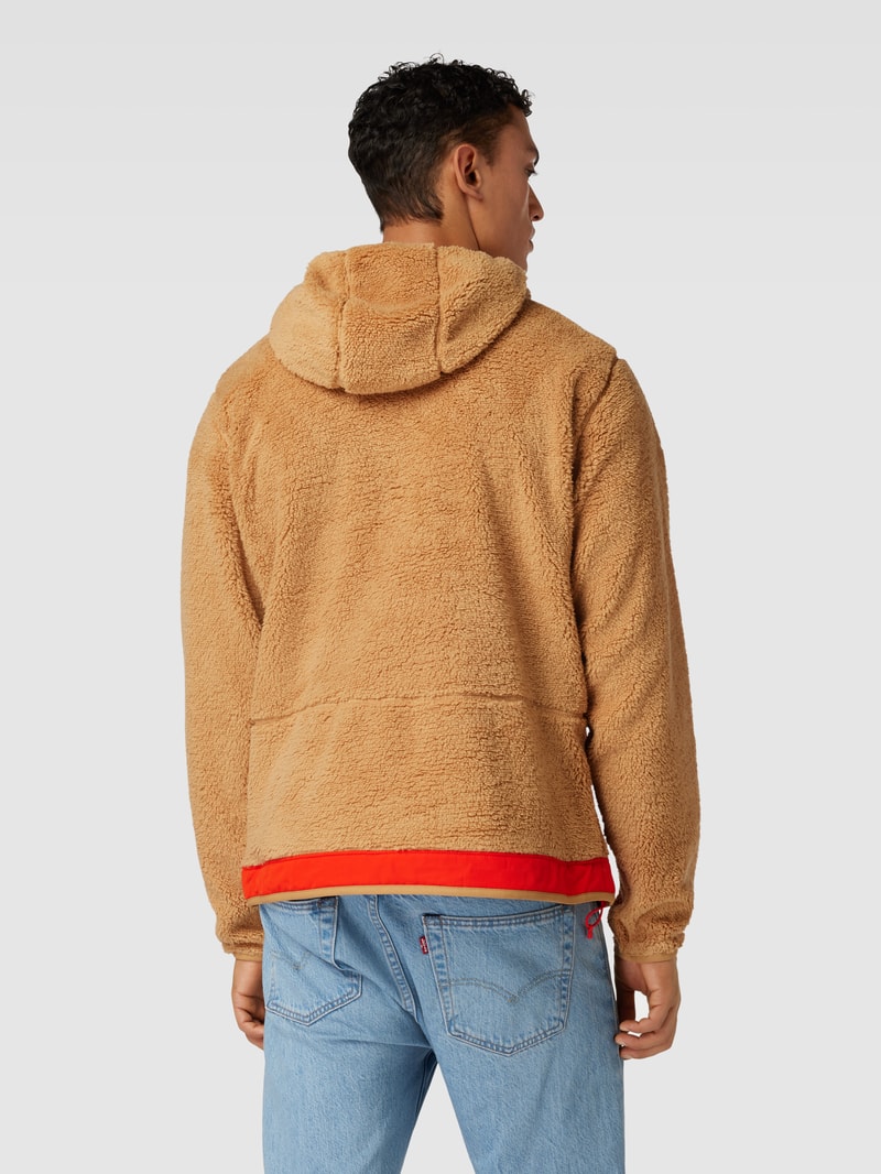 Hoodie aus Teddyfell Modell 'CAMPSHIRE' in camel