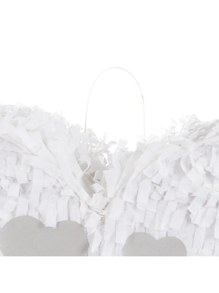 relaxdays Pinata Hochzeit in Weiß günstig kaufen onesize