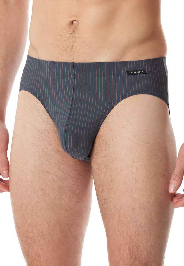 Supermini Micro-Qualität Nadelstreifen jeansblau - Pure Micro