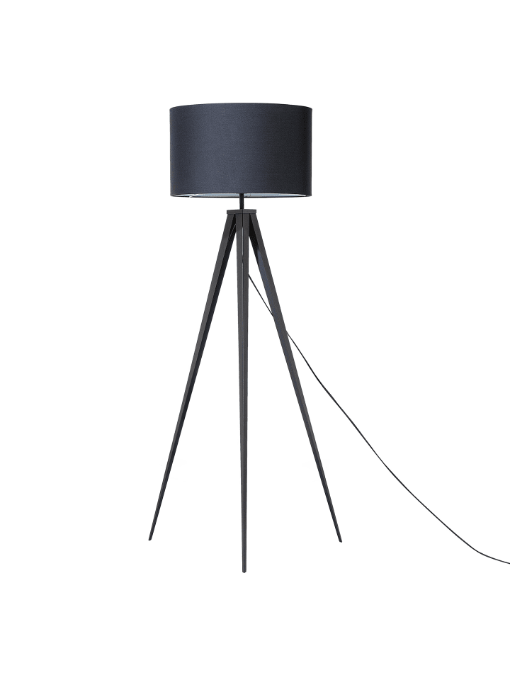 Beliani Stehleuchten STILETTO in Schwarz - (W) 50 x (H) 156 x (L) 50 cm günstig kaufen onesize