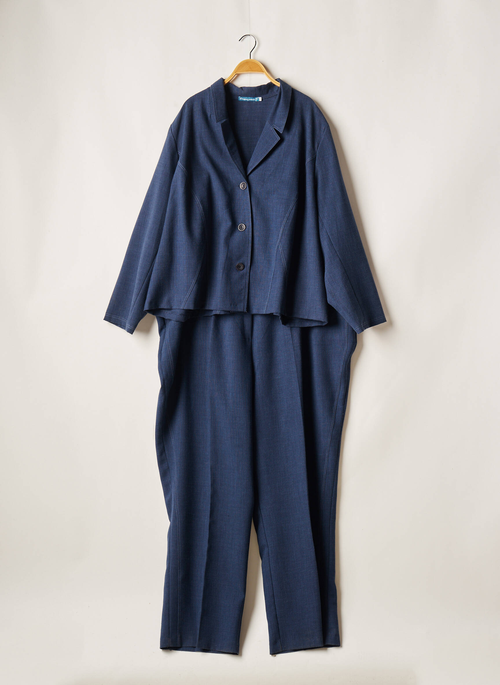 Francoise Pantalon Veste Femme couleur bleu