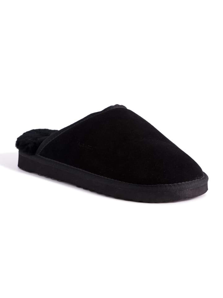 Aus Wooli Slipper Manly in Black günstig kaufen