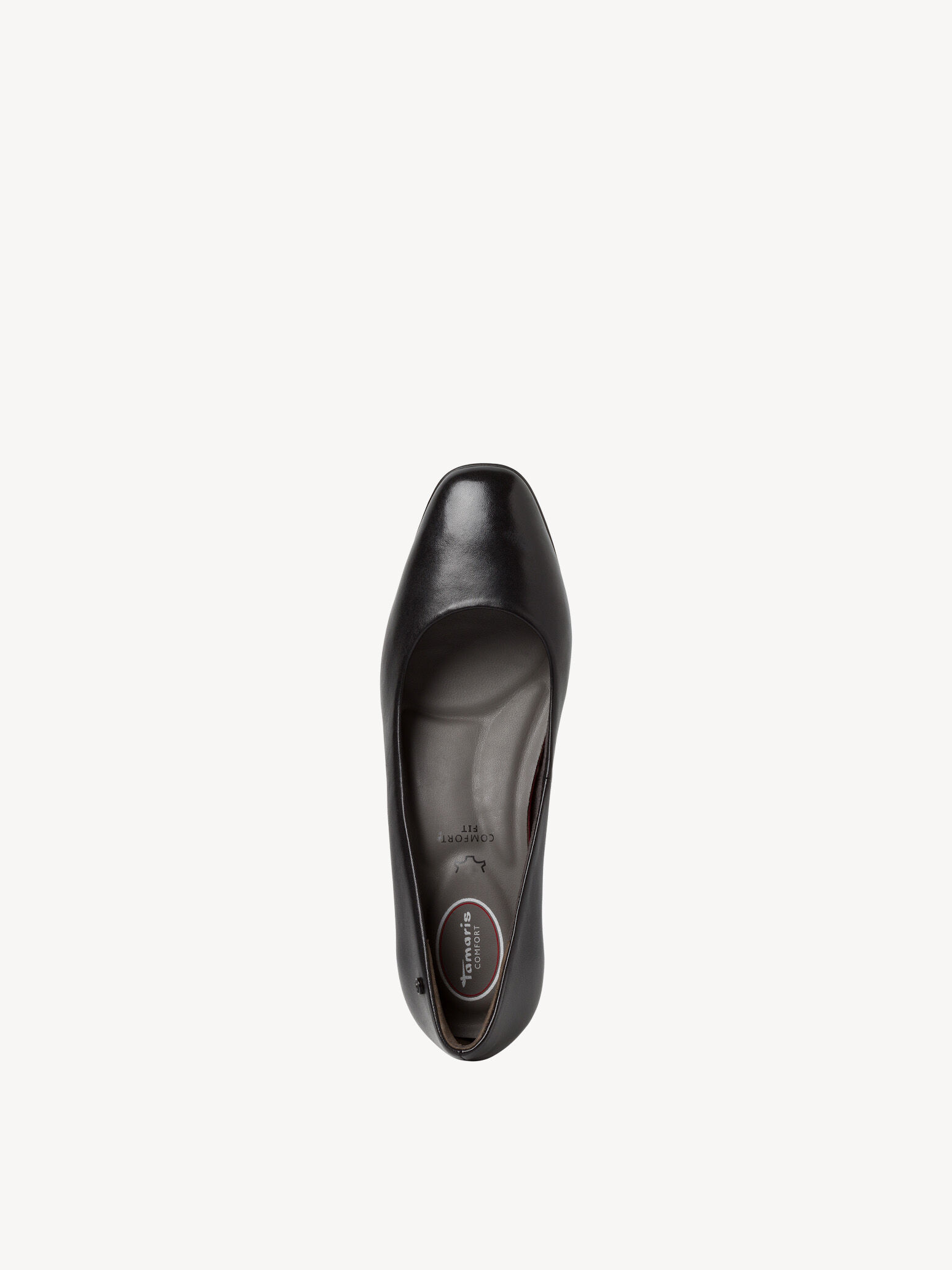 Escarpin en cuir - noir