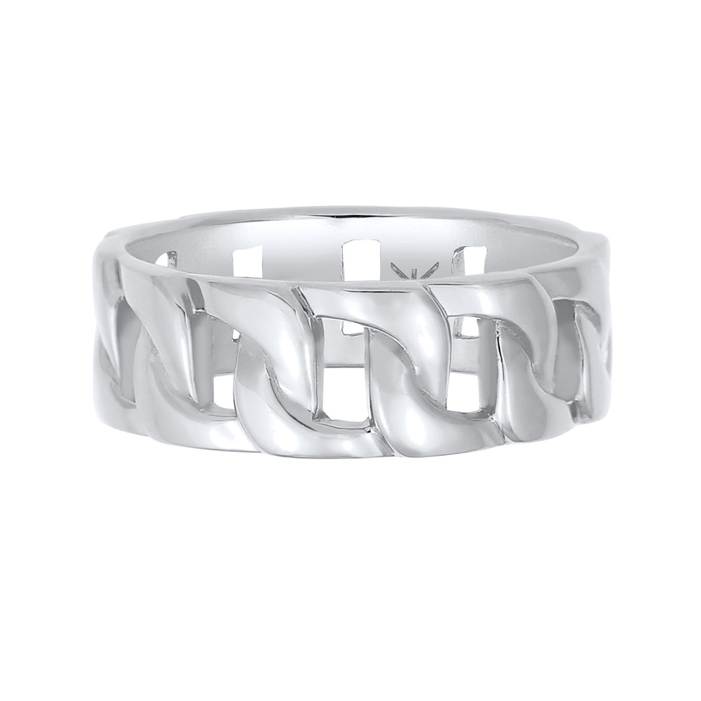 KUZZOI KUZZOI Bague Statment Massif Trend Robuste Look Rustique Bague Homme - (925/1000) Bague