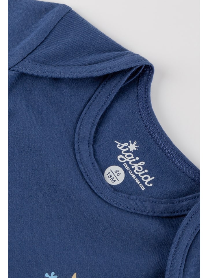 Sigikid Body, kurzarm Classic Baby in blau günstig kaufen