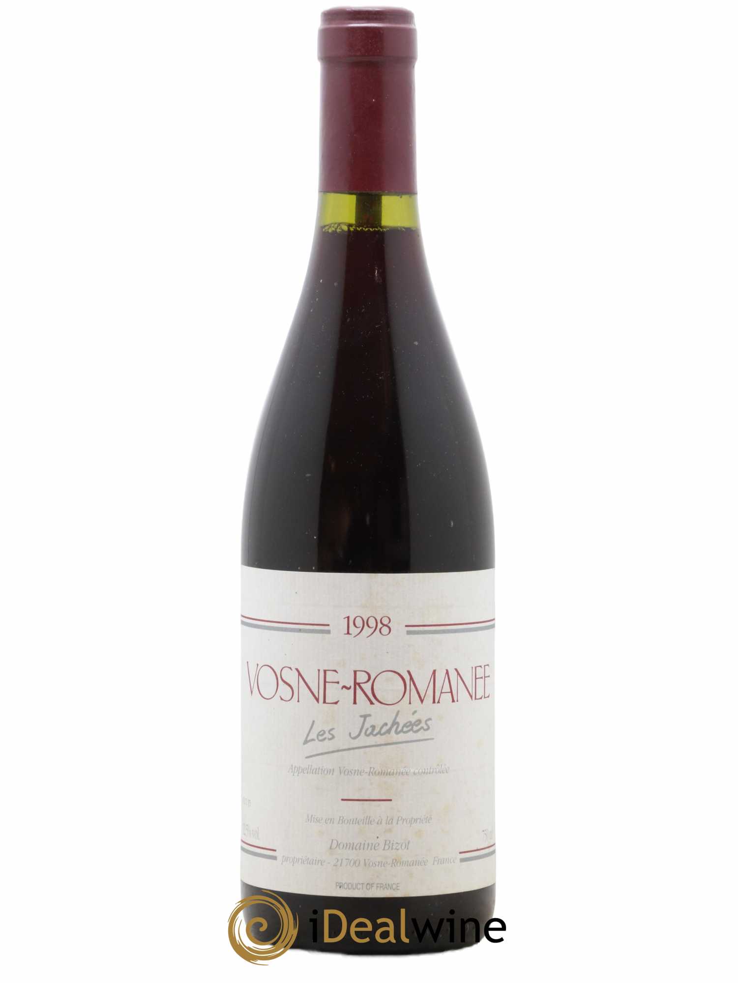 Vosne-Romanée Les Jachées Bizot (Domaine)  1998 - Lot de 1 Bouteille