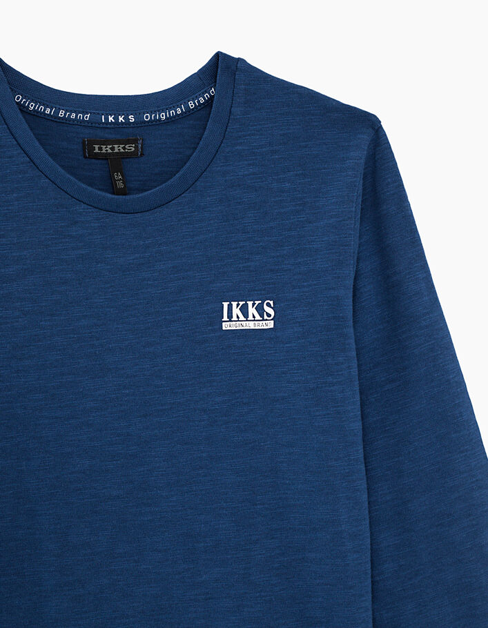 Tee-shirt bleu brut Essentiel coton bio