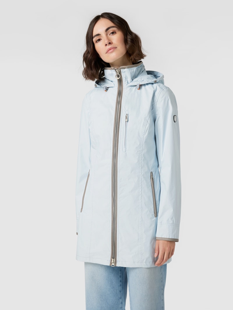 Funktionsjacke mit Kapuze Modell 'Westside' in hellblau