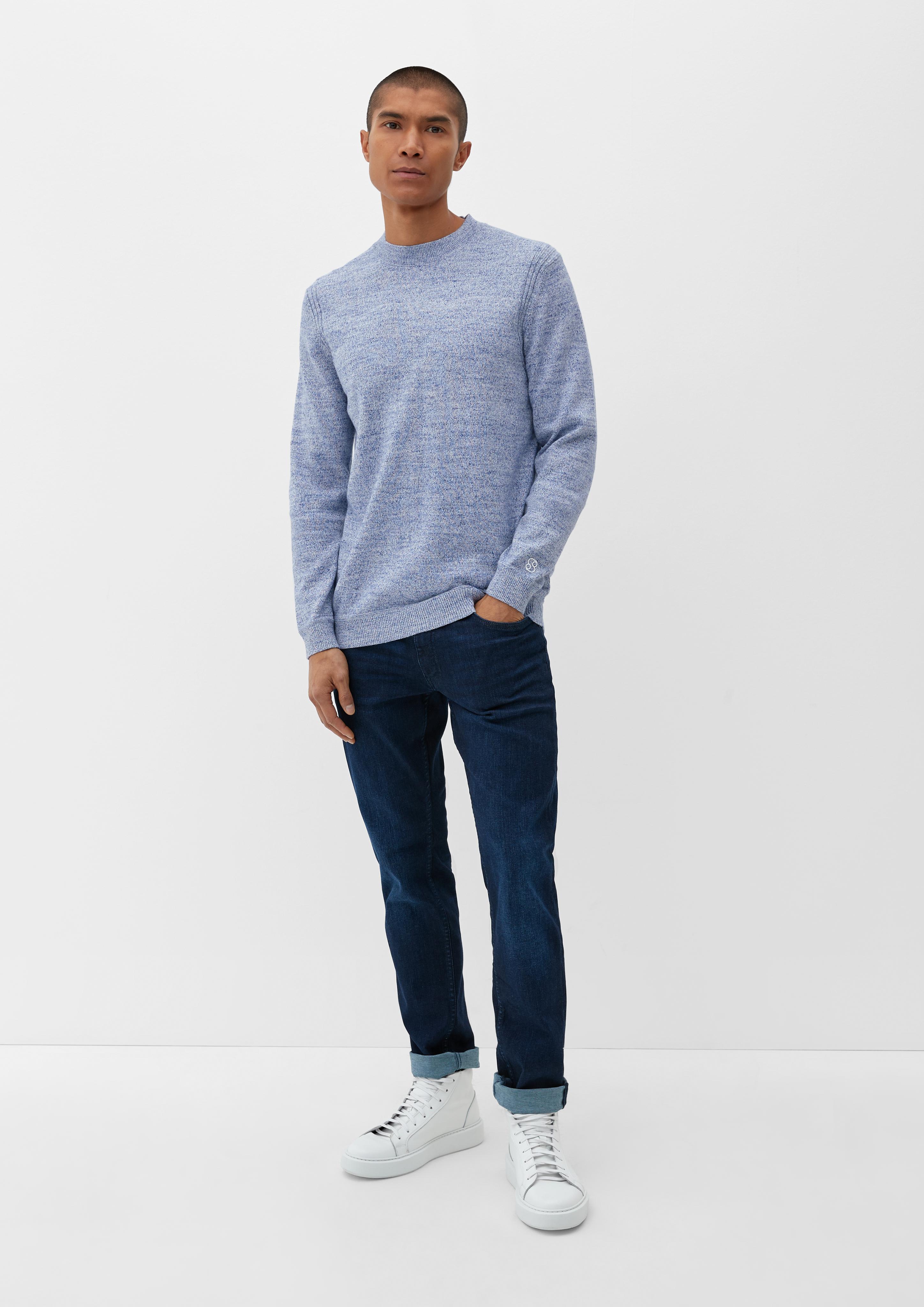 Feinstrickpullover mit Rippdetails  2124554-50X0
