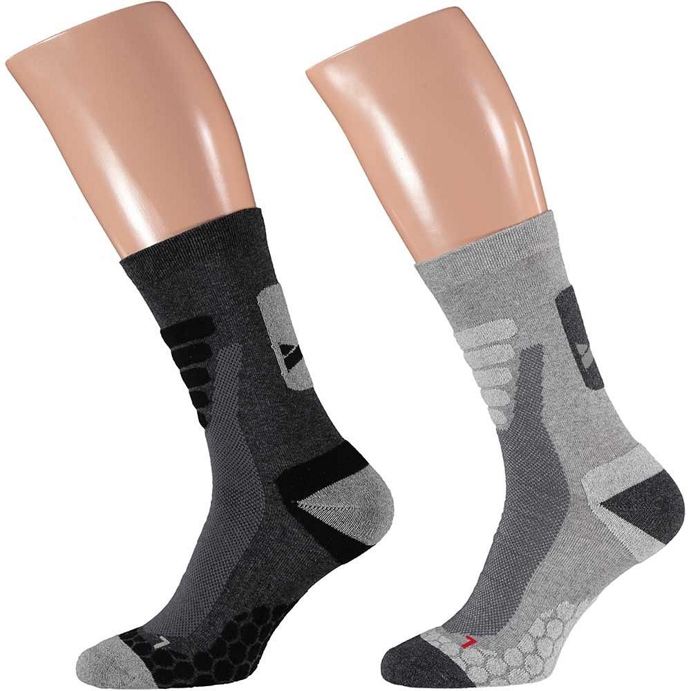 Xtreme 2 Paar Multi Grey Wandersocken
