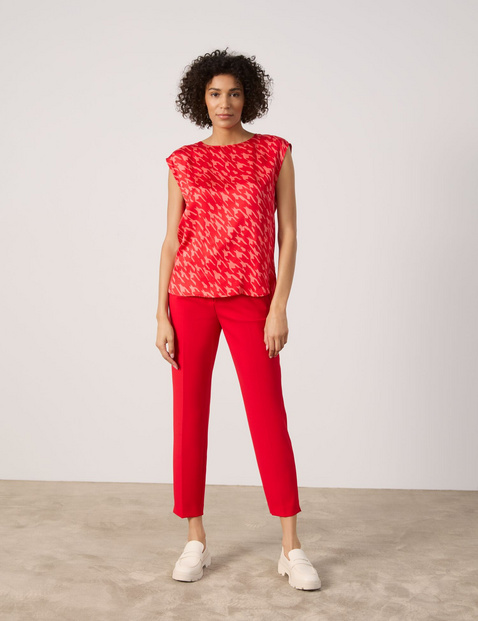 Nachhaltiges Blusenshirt mit Allover-Muster
