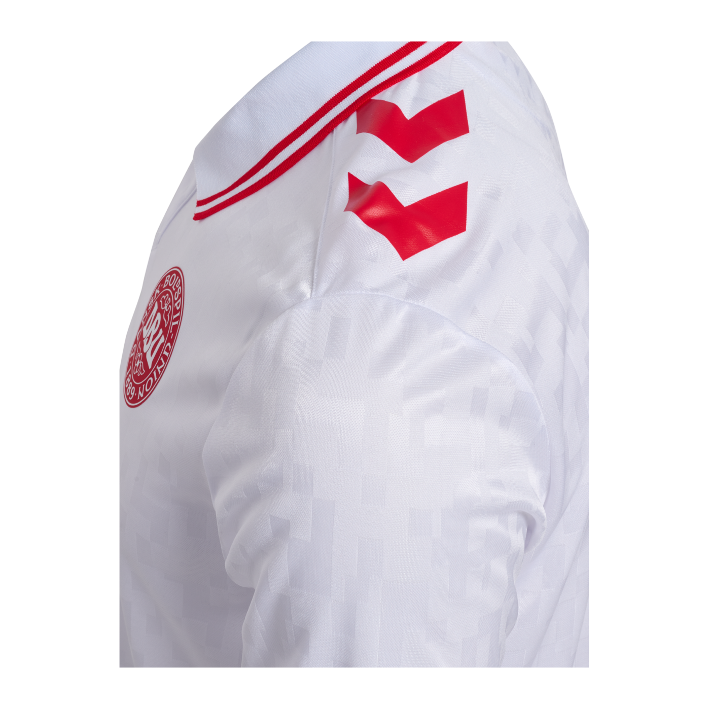 Hummel Dänemark Trikot Away EM 2024 Weiss F9001