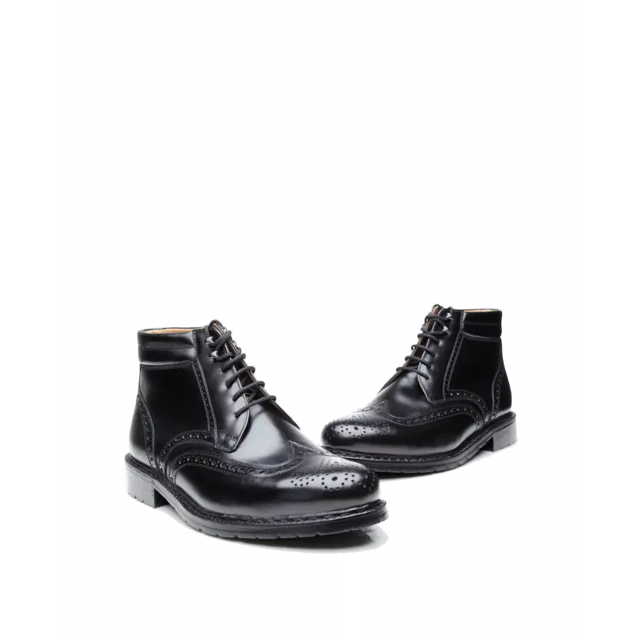 Heinrich Dinkelacker - Businessschuhe Derby JANOSCH K FULL-BROGUE AC Antikcalf - schwarz
