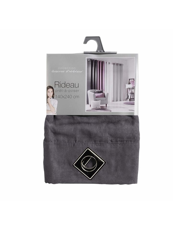 Douceur d’Intérieur Vorhang in anthrazitfarben günstig kaufen onesize