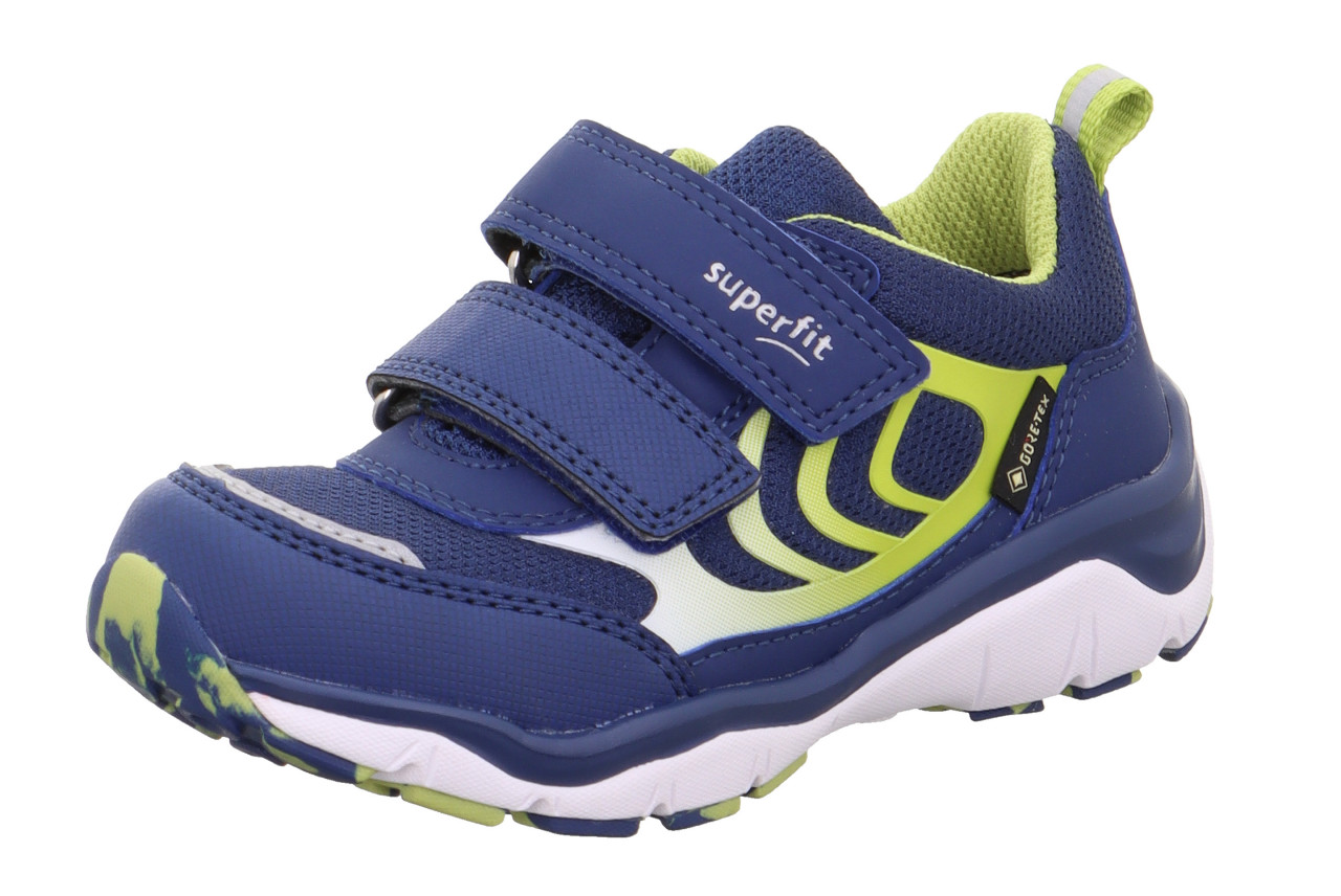 SPORT5 - Blau/Hellgrün Sneaker low mit Klettverschluss