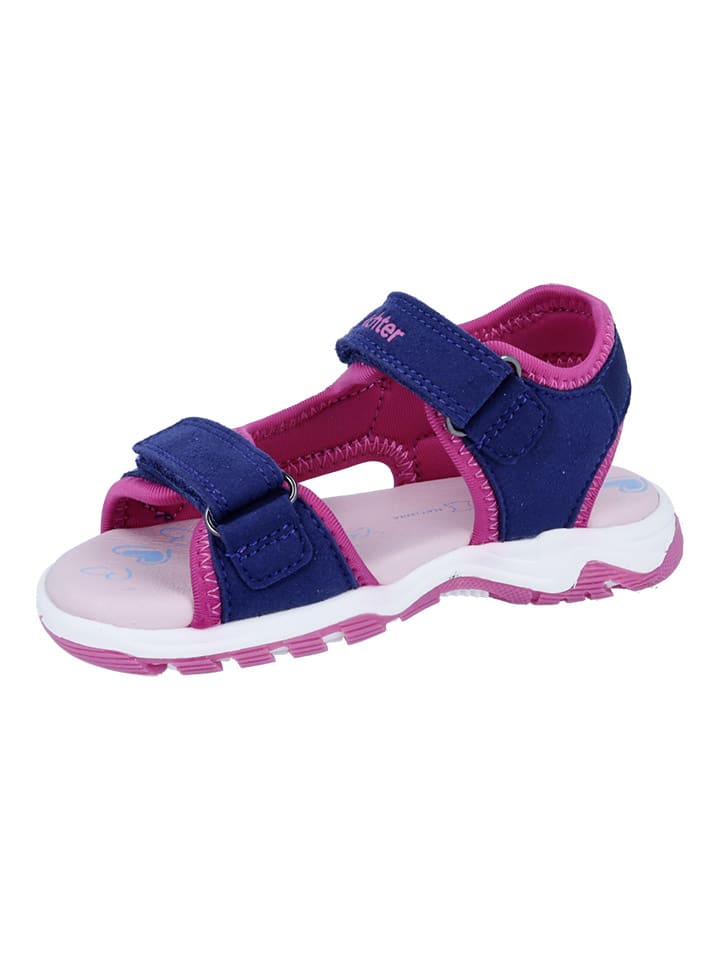 Richter Shoes Sandalen in Dunkelblau/ Pink günstig kaufen