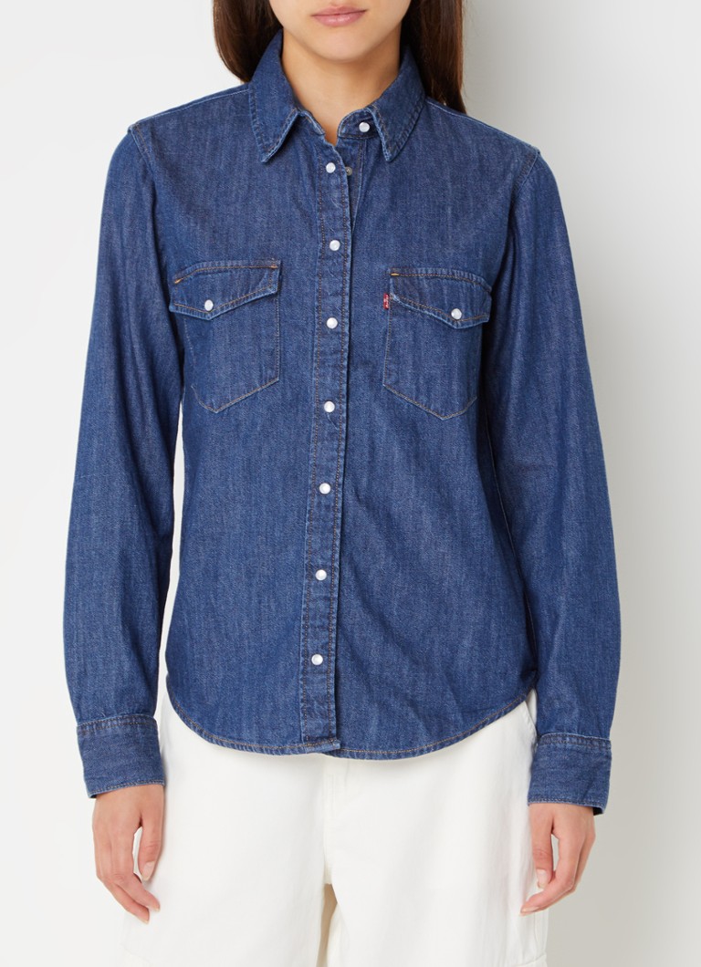 Camicia in denim western iconica di Levi's con tasche a patta
