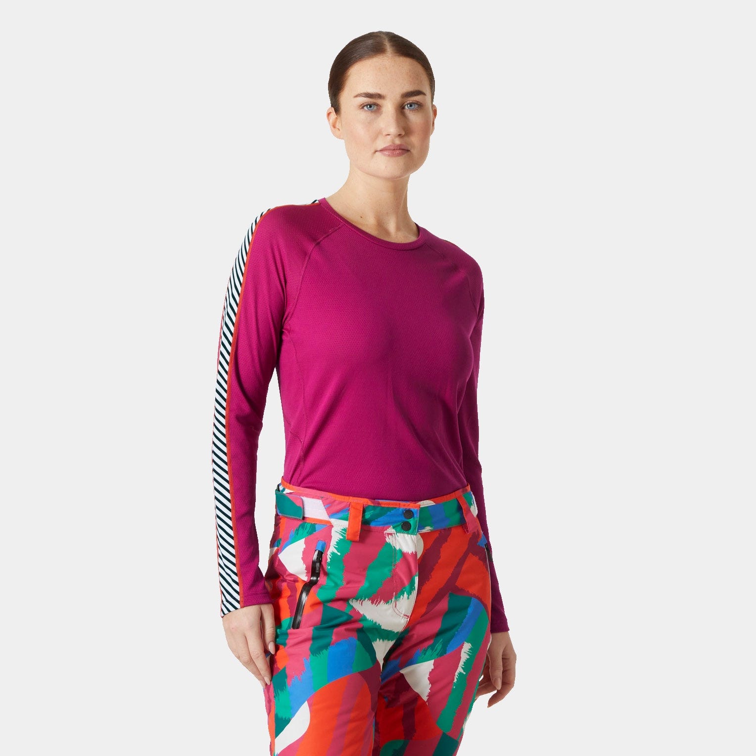 Women's LIFA® ACTIVE Stripe Crew Base Layer
