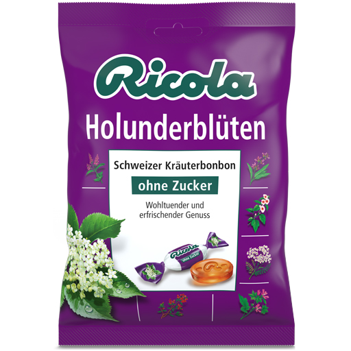 RICOLA o.Z.Beutel Holunderblüten Bonbons  75 g  Bonbons