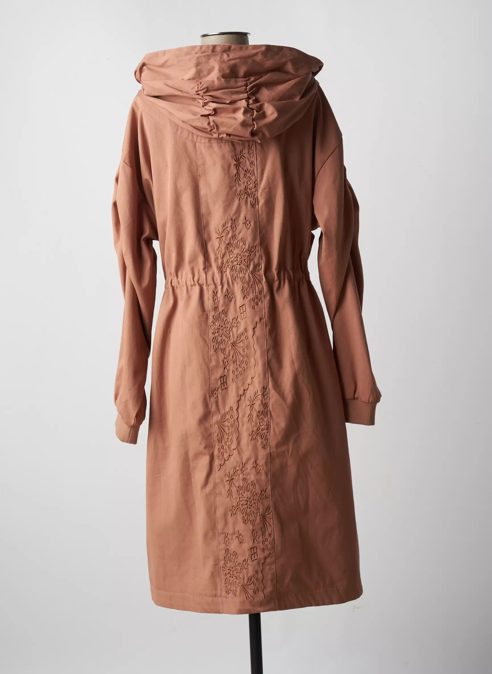 Cream Parkas Femme couleur marron