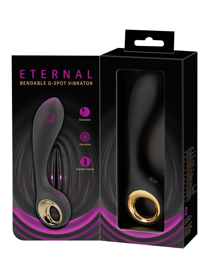 You2Toys G-Punkt-Vibrator Bendable G-Spot Vibrator in schwarz günstig kaufen 19 cm