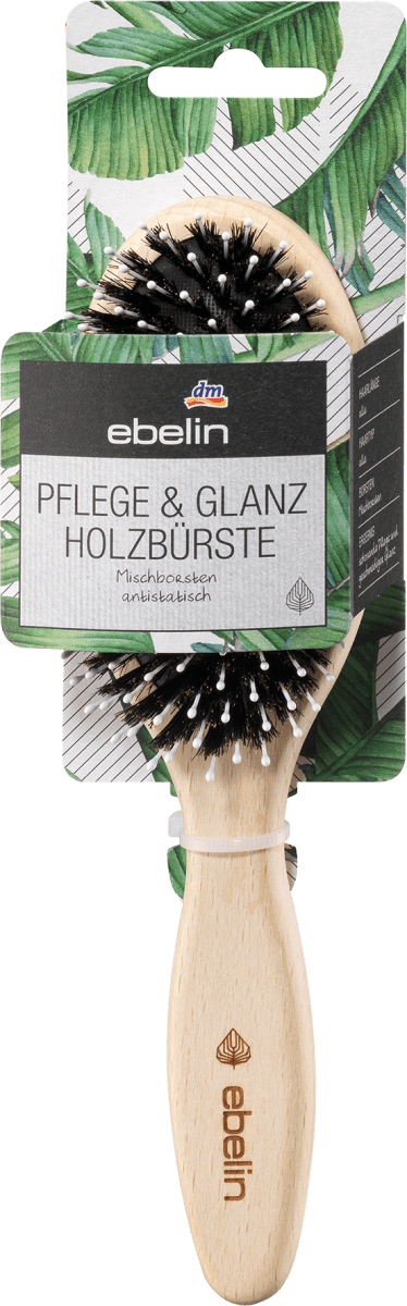 nature Pflege & Glanz Holzbürste oval, 1 St