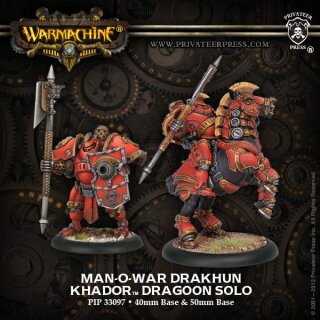 Khador Man-O-War Drakhun Dragoon Cavalry Solo (plastic) 33097
