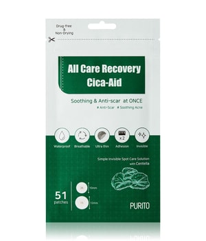 PURITO All Care Recovery Cica-Aid Pimple Patches-51 Stk