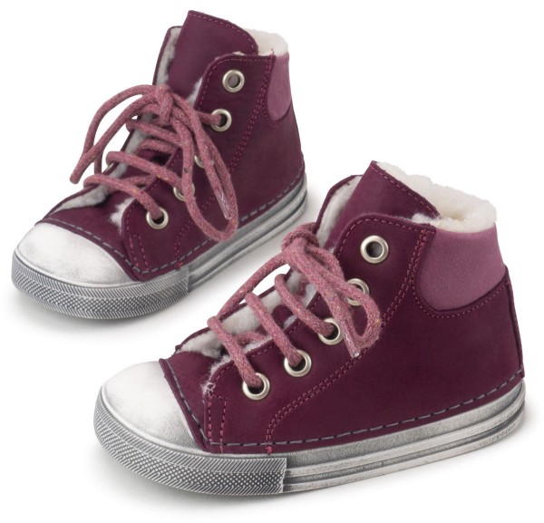 Däumling softie ~ Ecki HighCut Sneaker Winter ~ Fuchsia