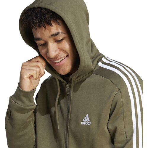 HERREN KAPUZENSWEAT ESSENTIALS 3-STREIFEN