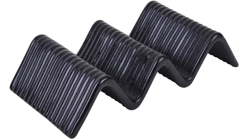 CreaTable Doppelt Taco-Wrap Halter Set Street Food Look 2-tlg. Black