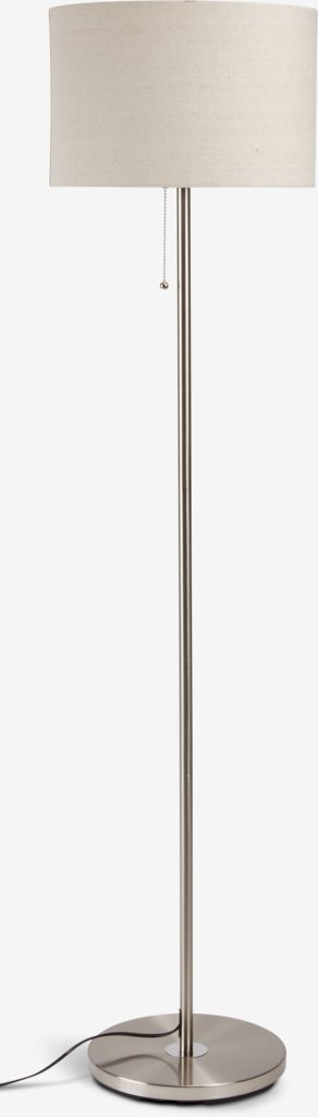 KRISTOF Stehleuchte H145cm gebürsteter Stahl