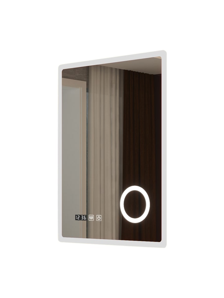 pro.tec LED-Badezimmerspiegel Racale in Weiß (H)80cm (B)60cm günstig kaufen onesize