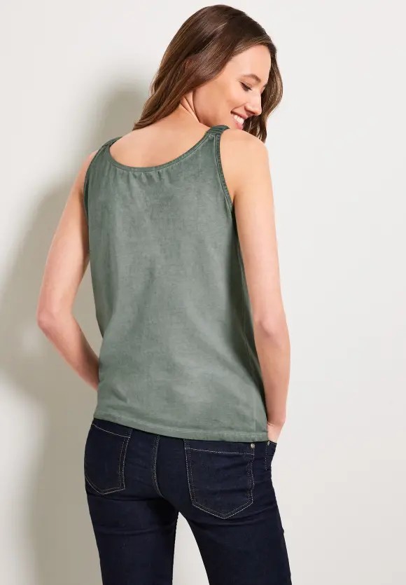 CECIL Jersey Top in Unifarbe