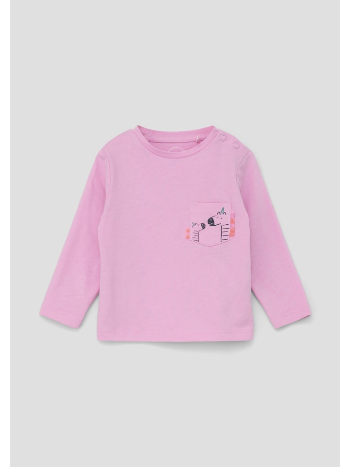 s.Oliver T-Shirt langarm in Pink günstig kaufen