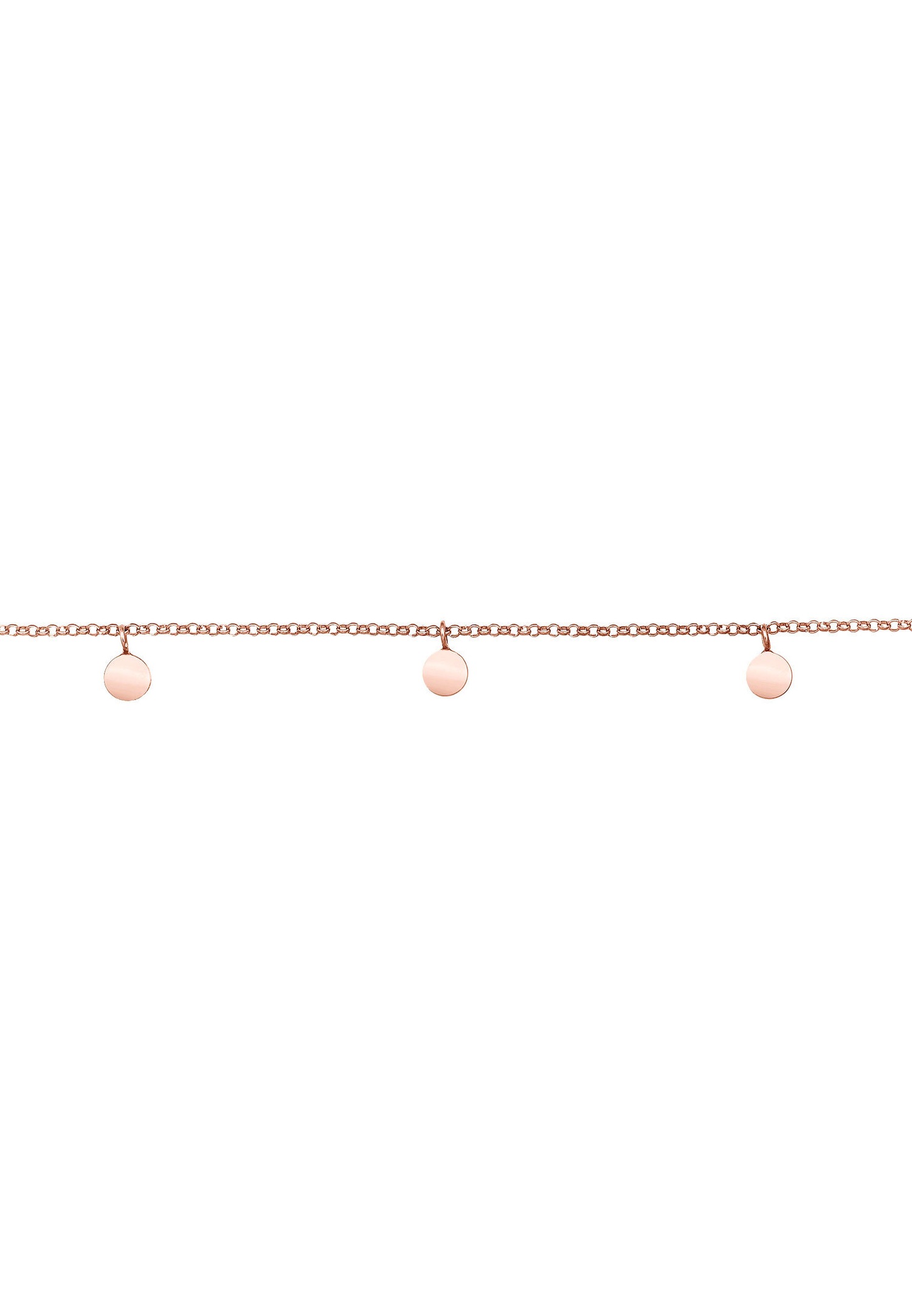 Elli Women's Choker Pendant, Boho Style Plaque in 925 Sterling Silver